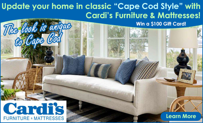 Update your home in classic “Cape Cod Style” with Cardi’s Furniture & Mattresses!