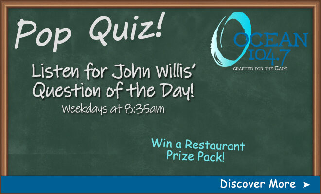 Play the Pop Quiz and Win a Restaurant Prize Pack!