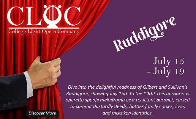 Win a pair of tickets to see Ruddigore at The College Light Opera Company!