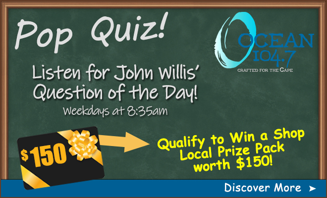 Play the Pop Quiz and Qualify to Win a Shop Local Prize Pack!