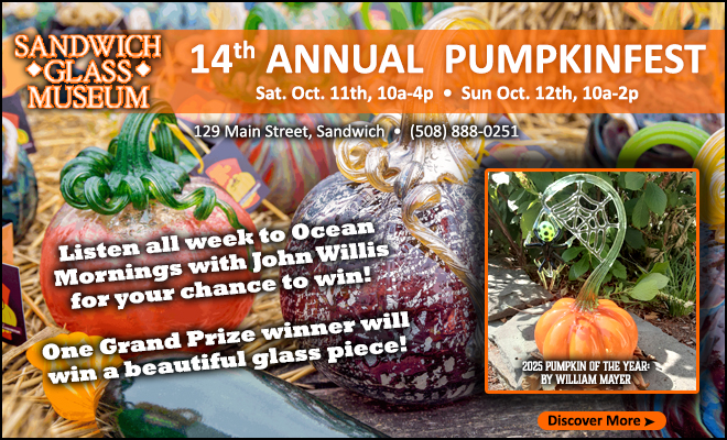 Sandwich Glass Museum’s 14th Annual PumpkinFest October 11th & 12th!