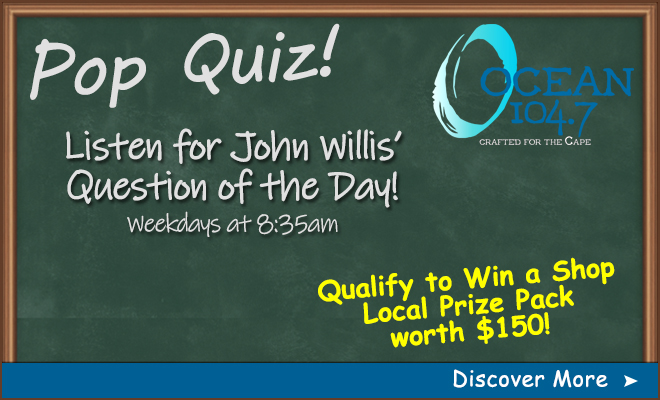 Play the Pop Quiz and Qualify to Win a Shop Local Prize Pack!