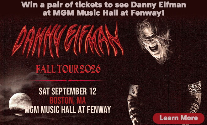 Win a pair of tickets to see Danny Elfman at MGM Music Hall at Fenway!